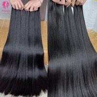 Grossiste de tissages de cheveux vierges péruviens, lots doublement étirés, lisses, non traités, extensions de cheveux humains naturels bruts péruviens