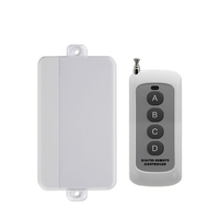 Kit récepteur de télécommande RF sans fil 4 voies 433 MHz 220 V pour éclairage LED, barrière de portail et contrôle de moteur marche-arrière