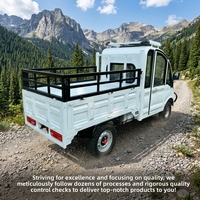Nouveau véhicule utilitaire électrique à quatre roues, petit camion de marchandises à cabine haute, entièrement fermé, haute efficacité
