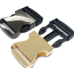 Hebillas de metal plateado personalizables, juego de herrajes de plástico de 38mm y 50mm para collares de perro, piezas y accesorios especiales para bolsas, logotipo personalizado - Product Image 5