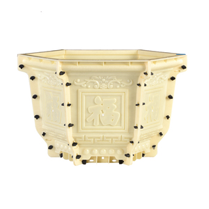 Big size ABS plastic concrete flower pot planter molds for garden