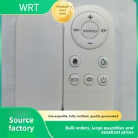 Control Remoto de Aleación de Aluminio con Voz, IR y RF TVSNARP, con Función de Aprendizaje y Código Variable, Modelo WRT8510
