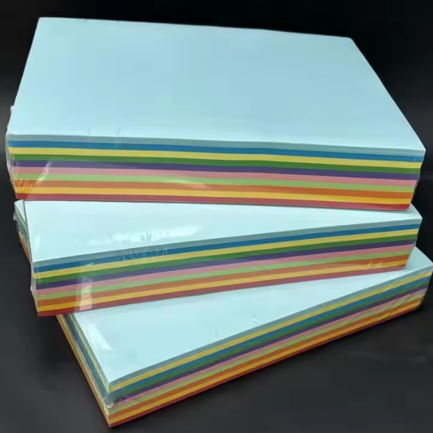Hot Sale High Quality Color Cardboard Color Printing Paper Board Wood Free High Whiteness Anti-Curl 100% Virgin Wood Pulp