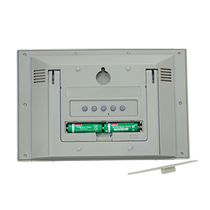 Emaf relógio atômico de parede digital, auto dst, auto-configuração, relógio digital de parede, funciona a bateria, alarme, <span class=keywords><strong>display</strong></span> grande para senores - Product Image 5