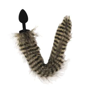 ปลั๊กเสียบก้นซิลิโคนแบบหางยาวสำหรับผู้หญิงของเล่นทางเพศทางทวารหนักพร้อมหางจิ้งจอกแท้สำหรับคู่รักชายและหญิง - Product Image 5