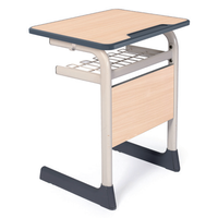 Ensemble de bureau et chaise en bois moderne pour l'école primaire, la maternelle et le bureau à domicile