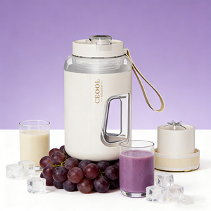 공장 맞춤형 전기 미니 쥬서 컵 600ML 자동 얼음 분쇄 스무디 쥬스 블렌더 컵 USB 휴대용 과일 쥬서 가정용 - Product Image 1