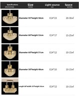 Lustre rond en cristal de luxe, lampe suspendue, grande taille, salon, chambre à coucher, restaurant, lumière moderne, lustres en cristal