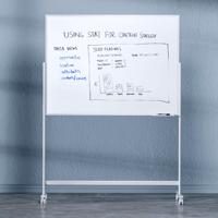 Tableau blanc double face, chevalet mobile, tableau magnétique 36H X 48W pouces