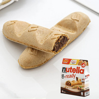 Biscuits aux doigts au chocolat, garniture à la noisette douce, importés d'Italie, 132g