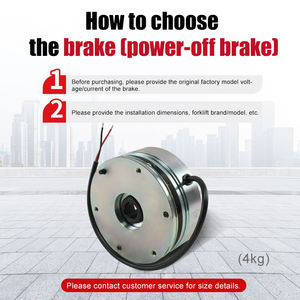 Ensemble de frein de chariot élévateur PTB20-C Noblelift <span class=keywords><strong>RXD</strong></span> BLC457K-10 (frein de sécurité 24V 400Nm) - Product Image 3
