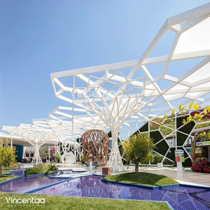 Vincentaa уличная декоративная белая полая скульптура росписью большая скульптура бесплатные образцы - Product Image 3