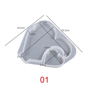<span class=keywords><strong>Stampo</strong></span> Creativo in <span class=keywords><strong>Silicone</strong></span> e Resina a Forma di <span class=keywords><strong>Cuore</strong></span> Romantico per Cornice Portafoto per Decorazione Casa - Product Image 2