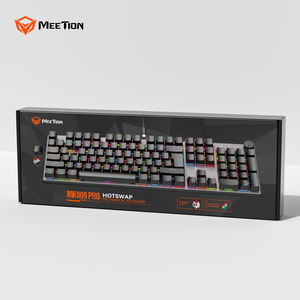 MEETION MK009PRO Clavier de jeu mécanique filaire <span class=keywords><strong>USB</strong></span>-C axe rouge RGB rétro-éclairé pour ordinateur PC - Product Image 6