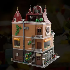 Pantasy 85013 Châu Âu Bánh Mô Hình Kiến Trúc 2800Pcs <span class=keywords><strong>Modular</strong></span> Gạch Đồ Chơi Giáng Sinh Lễ Tạ Ơn Ngày Món Quà Xây Dựng Khối Bộ - Product Image 5