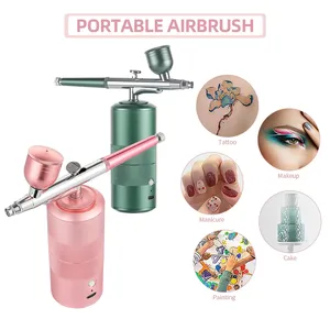 Aerógrafo Inalámbrico Portátil, Pistola Pulverizadora de Niebla Nano para Diseño de Uñas, Tatuajes, Manualidades, Pasteles, Bricolaje, Aerógrafo Colorido - Product Image 2