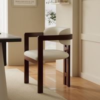 Chaises de salle à manger en velours de haute qualité oka bois meubles de maison tissu chaise de salle à manger moderne pour hôtel restaurant