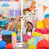 Vente en gros de sacs cadeaux en papier recyclables pour anniversaire, avec poignée Flexiloop, pour projets d'artisanat de bougies, couleurs personnalisées