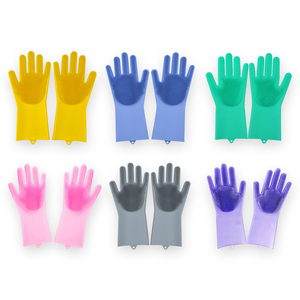 Guante de Limpieza de Silicona Duradero y Reutilizable para el Hogar, con Mango Largo, para Lavar Platos, Mascotas y Cocina - Product Image 2