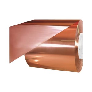 Bobine de cuivre rouge pur 99,9 % C1100 à surface polie, processus personnalisé, prix usine bas, feuille en rouleau pour découpe d'équipements électriques - Product Image 1