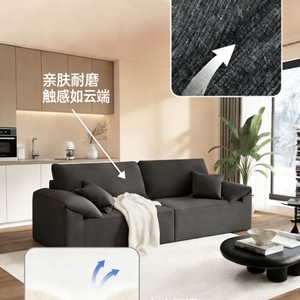 <b>Convertible</b> <b>Sofa</b> <b>Bed</b> L-Shaped Foam Filling Flocking Fabric For Small Spaces Rental Apartments Mobile Storage - Product Image 4