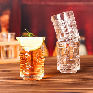 Verres à liqueur empilables mignons transparents de 1.5oz pour les tasses en verre Mini Tiki de gobelet de fête d'anniversaire - Product Image 2