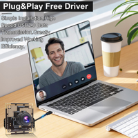 ELP 2592*1944 5MP Balıkgözü Lens USB Kamera Modülü CMOS OV5640 Sensör 5MP Web Kamerası Bilgisayar PC Masaüstü Dizüstü Bilgisayar için