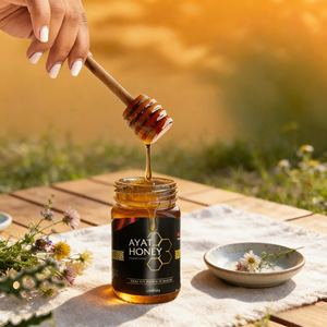 Miel Sauvage Pur de Forêt Ayat Brown 100% Biologique, Édulcorant Naturel de Haute Montagne pour la Cuisine et les Boissons, Origine Éthiopie - Product Image 4