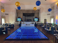 Piste de danse interactive LED Abyss 3D portable pour mariage, miroir infini, piste de danse magnétique sans fil