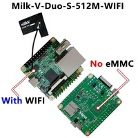 Carte de développement Linux EParthub Milk-V Duo S 512 Mo RISC-V avec SoC SG2000, configuration haut de gamme, compatible Wi-Fi, garantie 1 an
