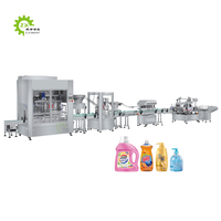 ZXSMART Machine de remplissage, de bouchage et d'étiquetage automatique de liquide vaisselle et de lotion pour verre et métal 380V de haute qualité – Produit de production
