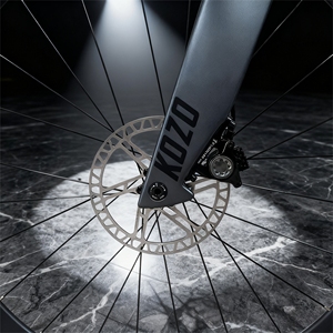 Vélo de route aérodynamique en fibre de carbone KOZO, vente en gros directe d'usine, 700C, frein à disque hydraulique Sensah 24S, léger, vélo de haute qualité - Product Image 2