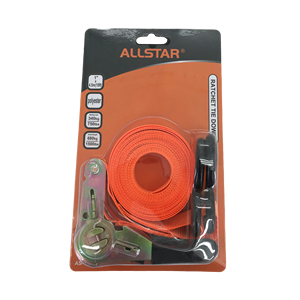 Correa de Amarre Profesional de 25 mm (1 Pulgada) de Poliéster y Aleación de Zinc, 680 kg, con Trinquete, para Carga, Venta Directa de Fábrica All Star - Product Image 4