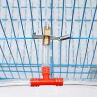 Abreuvoir automatique pour lapin pour l'utilisation en cage Équipement d'abreuvement pour animaux galvanisés Abreuvoir pour tétines de lapin à vendre