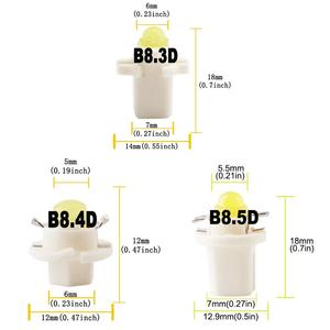 Bóng Đèn <span class=keywords><strong>Led</strong></span> COB <span class=keywords><strong>B8.3D</strong></span> B8.4D B8.5D 12V Đèn Chỉ Báo Tín Hiệu Đọc Bảng Điều Khiển Nội Thất Ô Tô Xe Máy Màu Trắng Đỏ Màu Xanh Hổ Phách - Product Image 2