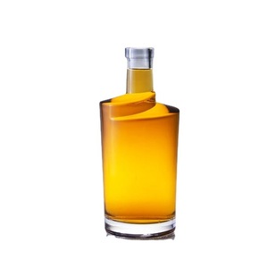Vente en gros de 700ml clair rond en <span class=keywords><strong>verre</strong></span> Gin <span class=keywords><strong>Rhum</strong></span> Tequila Vin Liqueur Alcool Bouteille de 750ml Vodka Whisky Bouteille en <span class=keywords><strong>verre</strong></span> avec liège - Product Image 2