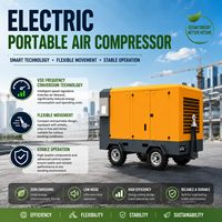 Compresseur d'air électrique portable 8-13 bars, vente directe usine, 7,5-400 kW, faible bruit, économie d'énergie, personnalisable, fonctionnement stable