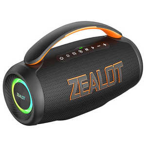 Zealot P12 Ngoài Trời Đảng Loa Chuyên Nghiệp Bluetooths 60W Bass Powered Xách Tay Loa Siêu Trầm Không Dây LED Ánh Sáng Hifi Loa - Product Image 6