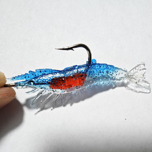 Alpha sống tôm 55mm 2.8G PVC mềm Tôm mềm Mồi câu cá tôm thu hút cá vược biển thu hút - Product Image 4