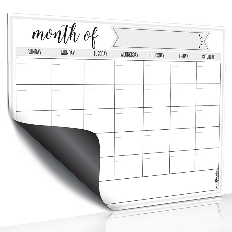 High Quality Custom Plan Monthly Task List Whiteboard Fridge Magnet Customize Frame Magnetic Custom Dry Erase Board To Do List