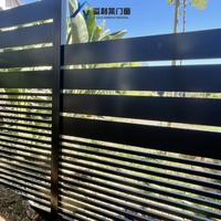 Panneaux de clôture anti-escalade modernes en aluminium et acier inoxydable résistant à la rouille pour balcon et escalier, à faire soi-même
