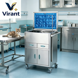 VIRANT MEDICA VM-T Organisateur de médicaments, chariot médical avec couvercle pour utilisation en cas d'urgence, garantie d'un an - Product Image 3