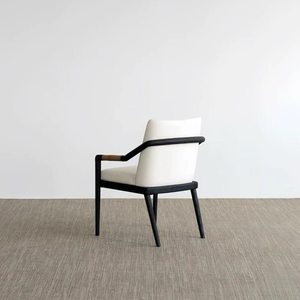 Chaise de salle à manger moderne en <span class=keywords><strong>bois</strong></span> avec assise et dossier rembourrés, design pour restaurant, meubles durables, stables et écologiques - Product Image 4