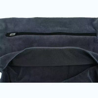 Serviette de sport en microfibre avec poche zippée - Vente flash