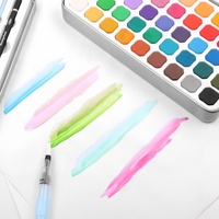Keep Smiling Meistverkauftes Kunstbedarf-Set 45-Farben Aquarellfarben-Set Geeignet für Papiermalerei Neue Verpackung