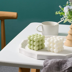 Nordische handgemachte Sojawachs-Duftkerzen in runder Kugelform für Heimdekoration, Geschenke, Valentinstag, Weihnachten, Hochzeit - Product Image 2