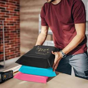 Bolsas de Plástico Negras de Alta Calidad para Envíos, con Logotipo Personalizado Impreso, para Ropa, Zapatos y Embalaje de Correo - Product Image 2