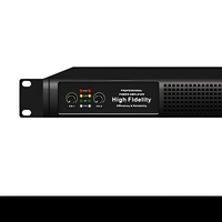 Amplificateur de puissance numérique 4 canaux 350 W pour sonorisation de concert en direct, classe D, 1U, amplificateur audio pour système de haut-parleurs de scène