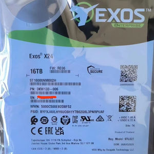 ST16000NM001G/ST16000NM000J ST16000NM002H Disco Duro Empresarial SATA de 16 TB, 3.5'', 7200 rpm, 256 MB, Exos - Product Image 1