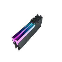 Refroidisseur de RAM 5V ARGB, coque de mémoire lumineuse, gilet de refroidissement, lumières colorées changeantes, radiateur en aluminium, dissipateur thermique de RAM pour ordinateur de bureau, Chine